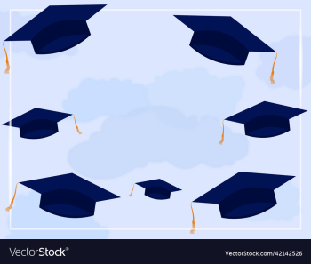 graduation end of school banner design