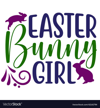 easter bunny girl silhouette
