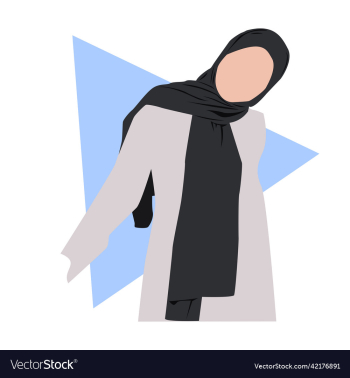 beautiful muslim woman wearing hijab