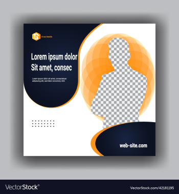design white square web banners for social media w