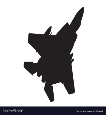 f15 het fighter silhouette design