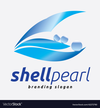 sea pearl and shell logo
