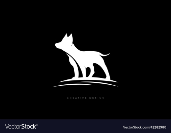 dog logo branding design