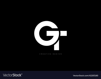 gt letter branding creative logo design