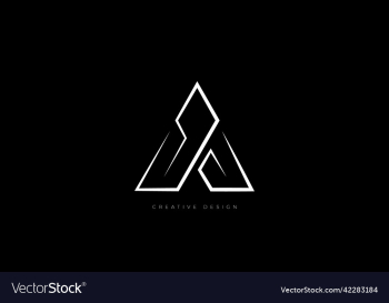 letter a minimal elegant logo