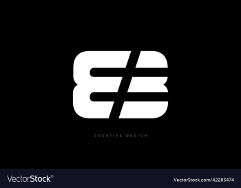 letter design eb creative style logo
