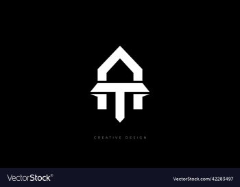 letter design ta unique logo