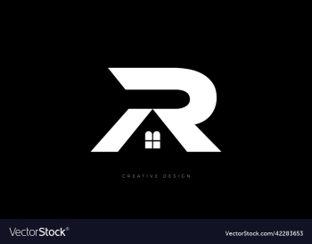 r real estate letter branding