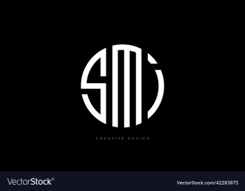 smi letter circle branding minimal logo