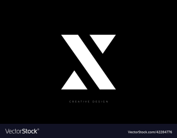 x elegant letter branding style