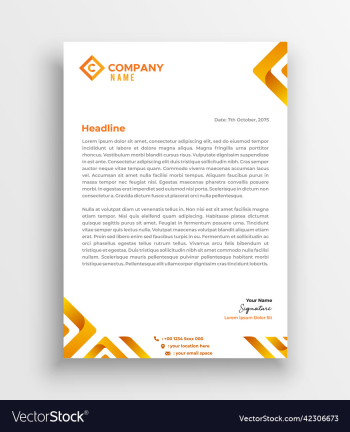 corporate company letterhead