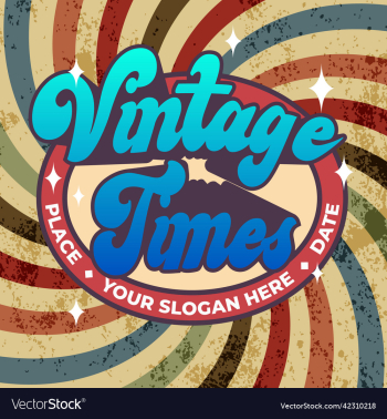 vintage times text effect free