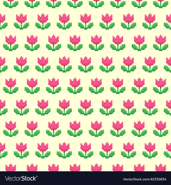 pattern of abstract blooming tulip flower