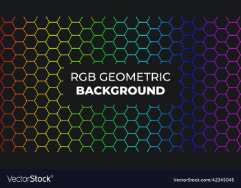 rgb hexagon background free