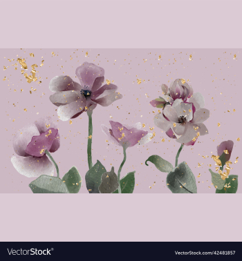 purple floral background