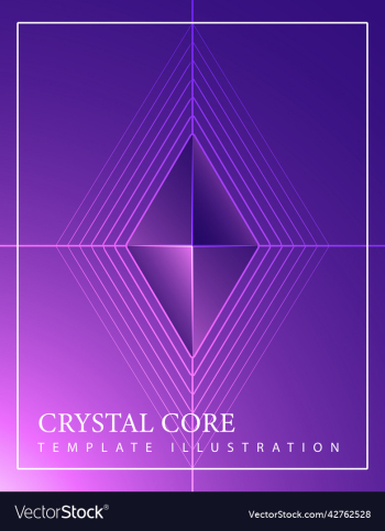 template crystal core