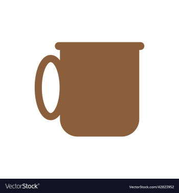 brown coffee cup solid