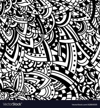 abstract pattern for coloring book decorative