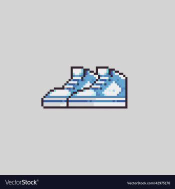 pixel art sneaker