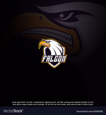 falcon mascot logo
