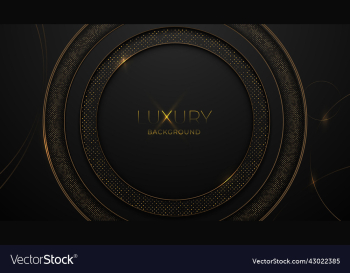abstract elegant circles background with golden