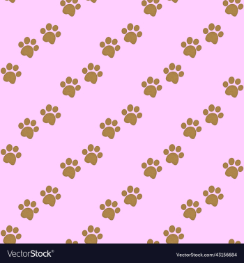 pair of paws texture - seamless pattern