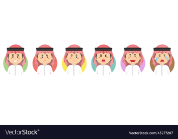 jordania avatar with various expression