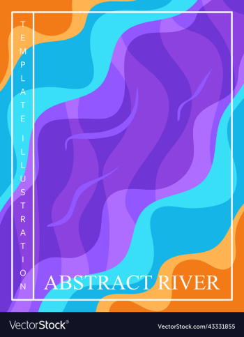 template abstract river