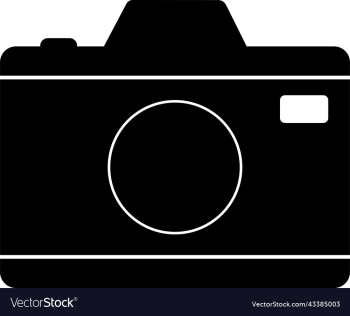isolated camera silhouette