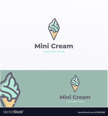 ice cream logo design