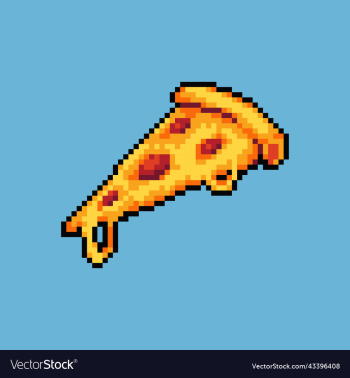pixel art pizza icon