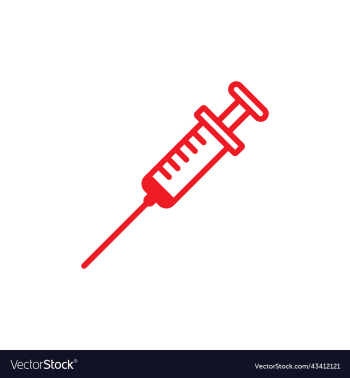 red injection line icon