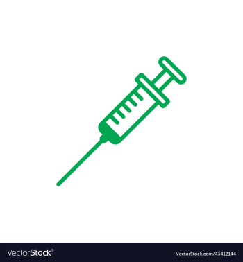 green injection line icon