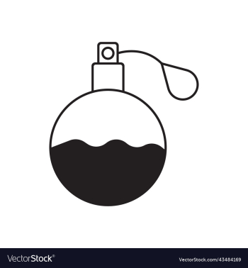 black perfume bottle icon
