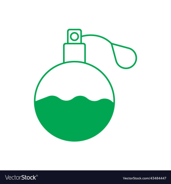 green perfume bottle icon