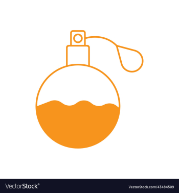 orange perfume bottle icon