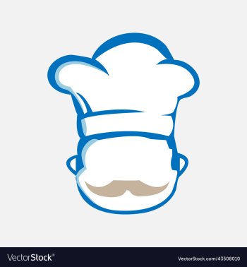chef cooking ilustration icon