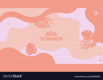 trendy summer sale background and banner