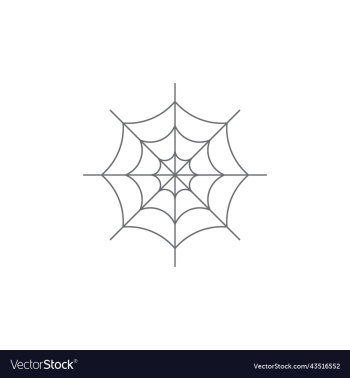grey spider line icon