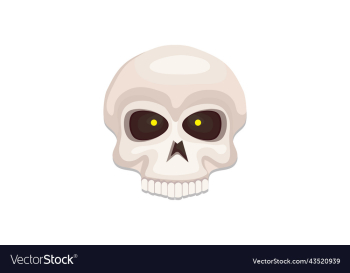halloween element skull