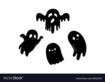 mystery halloween ghosts set