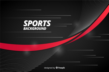Abstract sport background with red stripe Free Vector