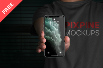 Free iPhone 11 Pro Display Mockup piy pane mockups 1150 thu free 