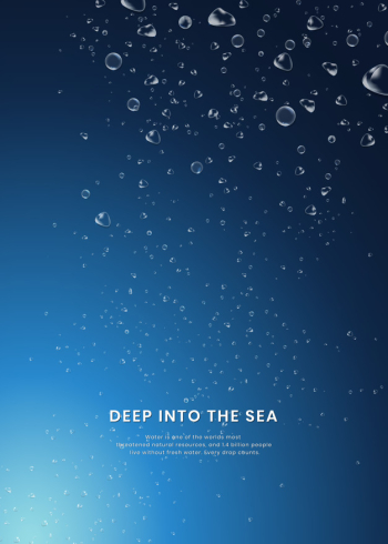 Deep sea background Free Vector