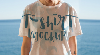 T-shirt mockup design Free Psd