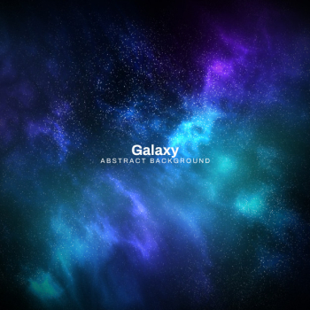 Square galaxy abstract background Free Psd