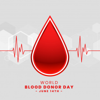 World blood donor day Free Vector