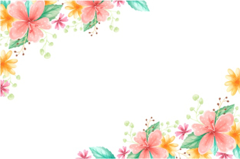 Watercolor flowers background in pastel colors Free Vector