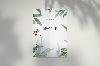 Ready to use premium quality poster mockup Free Psd
