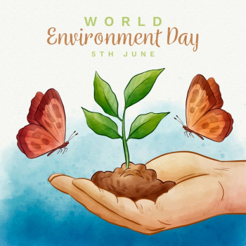 World environment day watercolor concept Free Vector